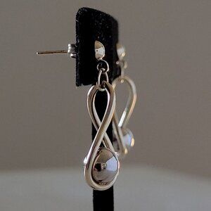 **SOLD**10k Solid Yellow & White Gold Dangle Earrings